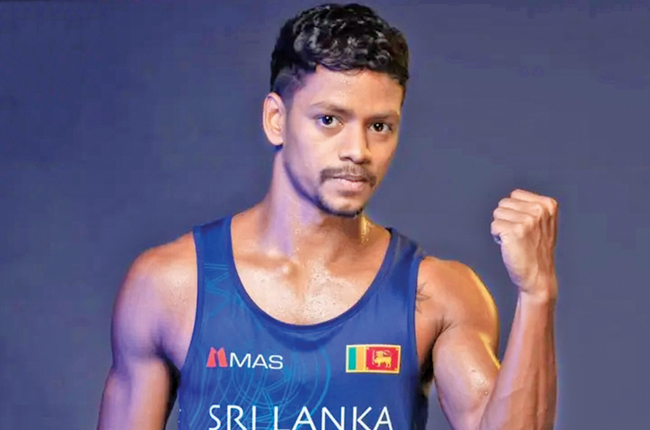 Lankan sprinter Chamod excels in Dubai Grand Prix