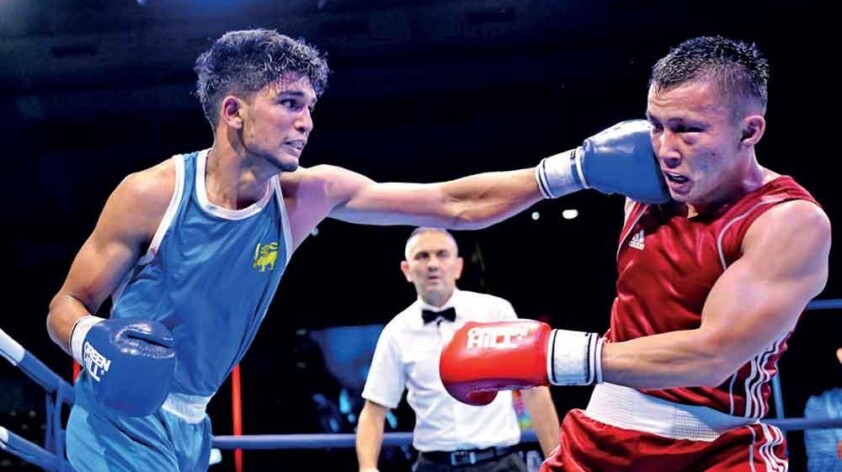 Usaith emerges as Sri Lanka’s new boxing hero
