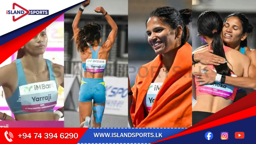 Jyothi Yarraji Wins 100m Gold at Asian Athletics Championships