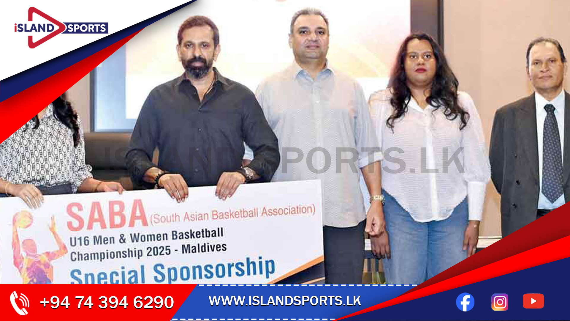 Sri Lanka U16 Basketball Teams Set for SABA Challenge in Maldives