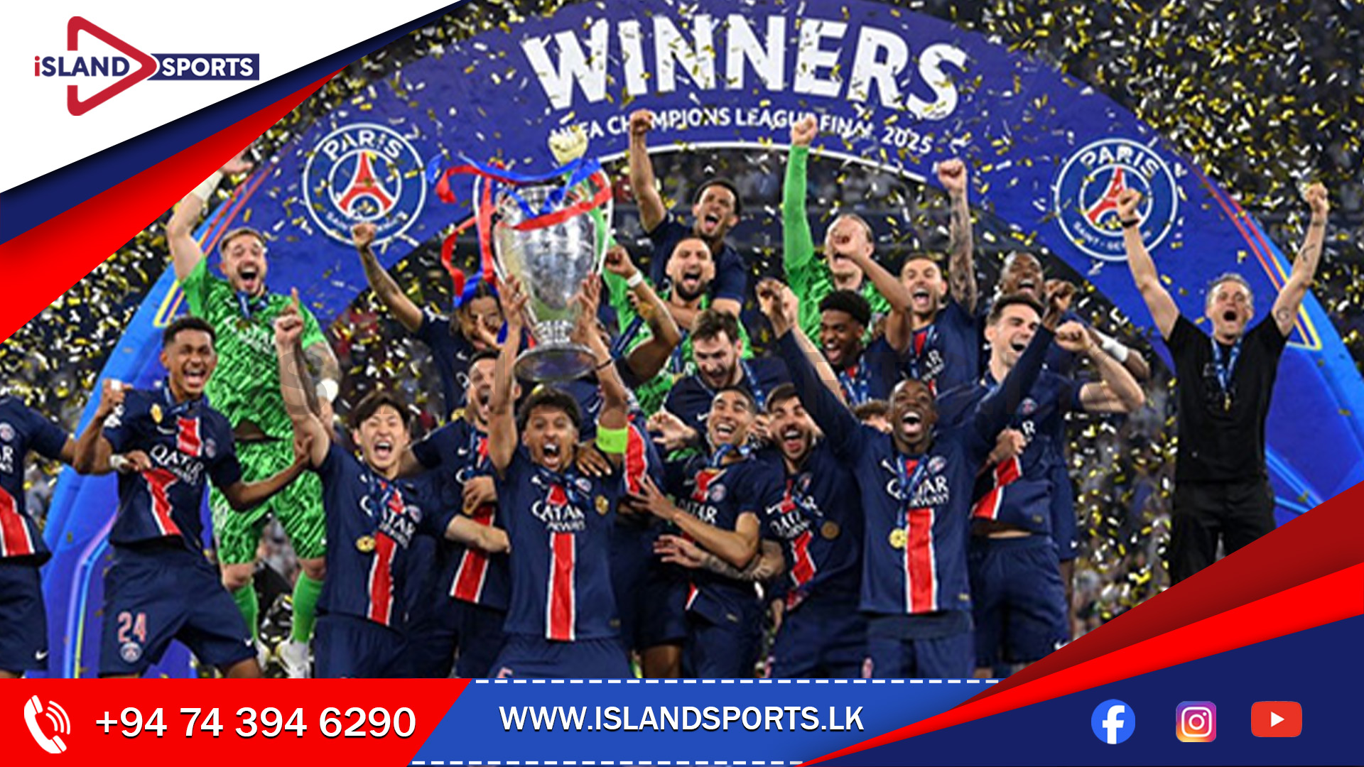 Paris Saint-Germain Win First UEFA Champions League Title with Record 5-0 Victory Over Inter Milan