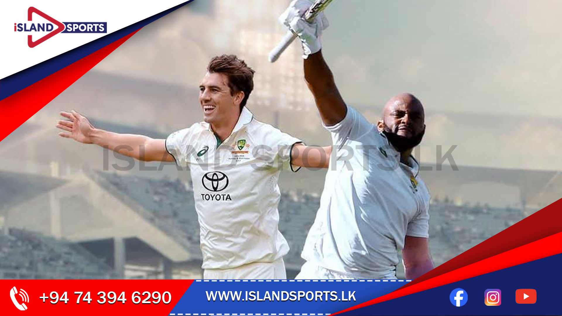 ප්‍රබල ඕස්ට්‍රේලියානුවන් හා පෙරලිකාර දකුණු අප්‍රිකානුවන් උරින් උර ගැටෙන ලෝක ටෙස්ට් ශූරතාවයේ අවසන් මහා තරගය හෙට