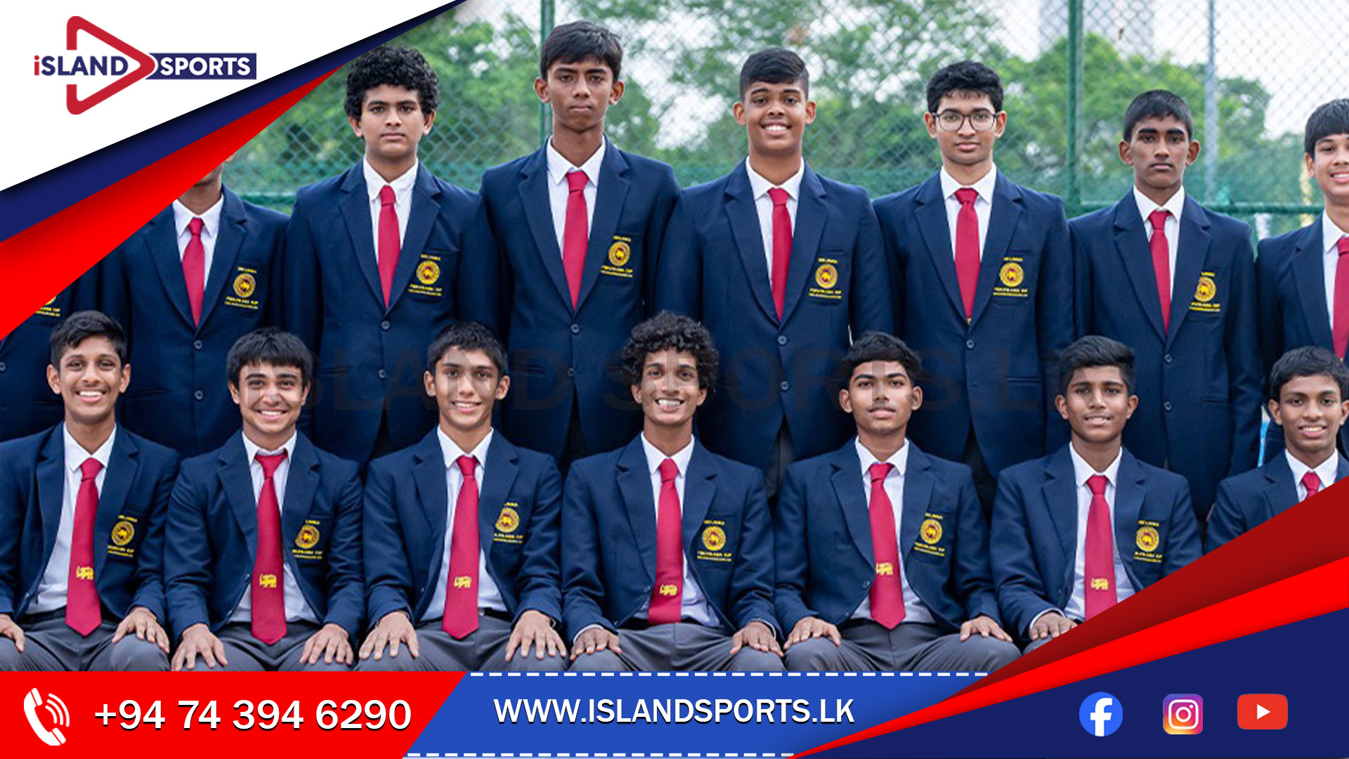 Sri Lanka U16 Boys’ Basketball Team Set to Shine on the Asian Stage!