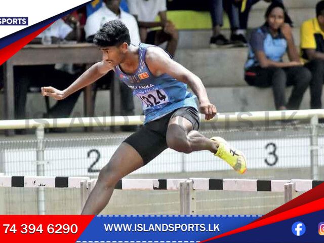 Akalanka Sets 400m Record at Junior Nationals