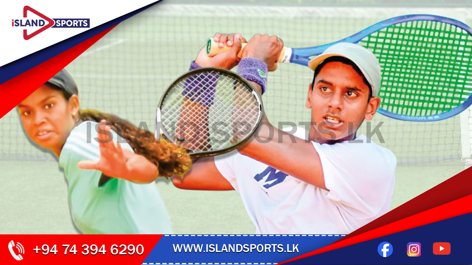 111 වන ජාතික ටෙනිස් තරගාවලියේ ජය මෙත්වාන්ට හා ඩිනාරාට!